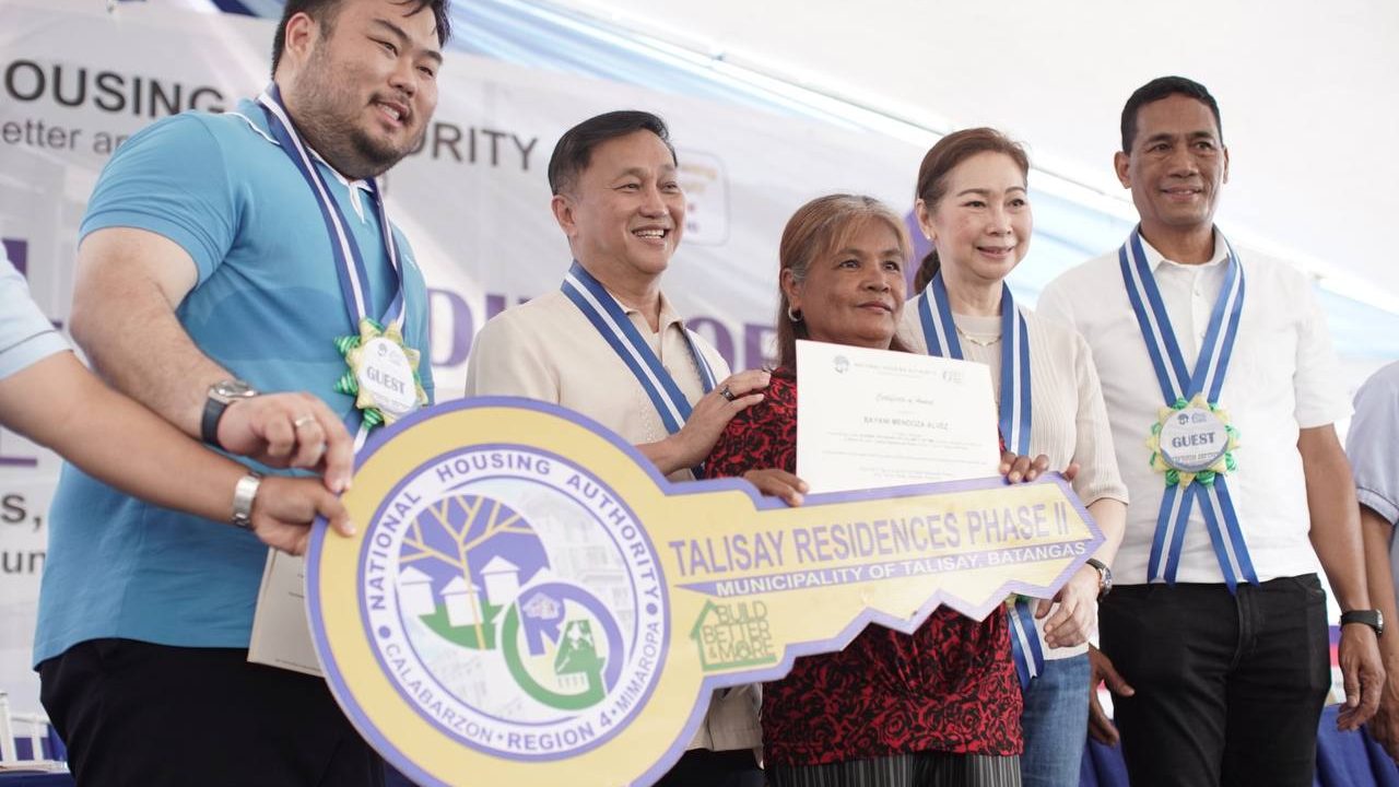 Tolentino inaugurates Batangas housing project for Taal Volcano victims